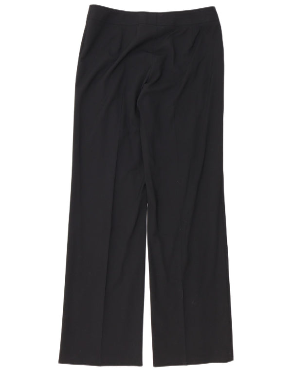 Calça casual feminina Hugo Boss folgada Reino Unido 14 grande W32 L34 preta