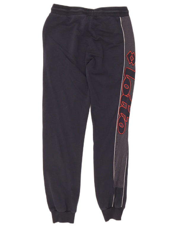 Lotto Meninos Calças de treino Joggers 13-14 anos Azul marinho Colourblock