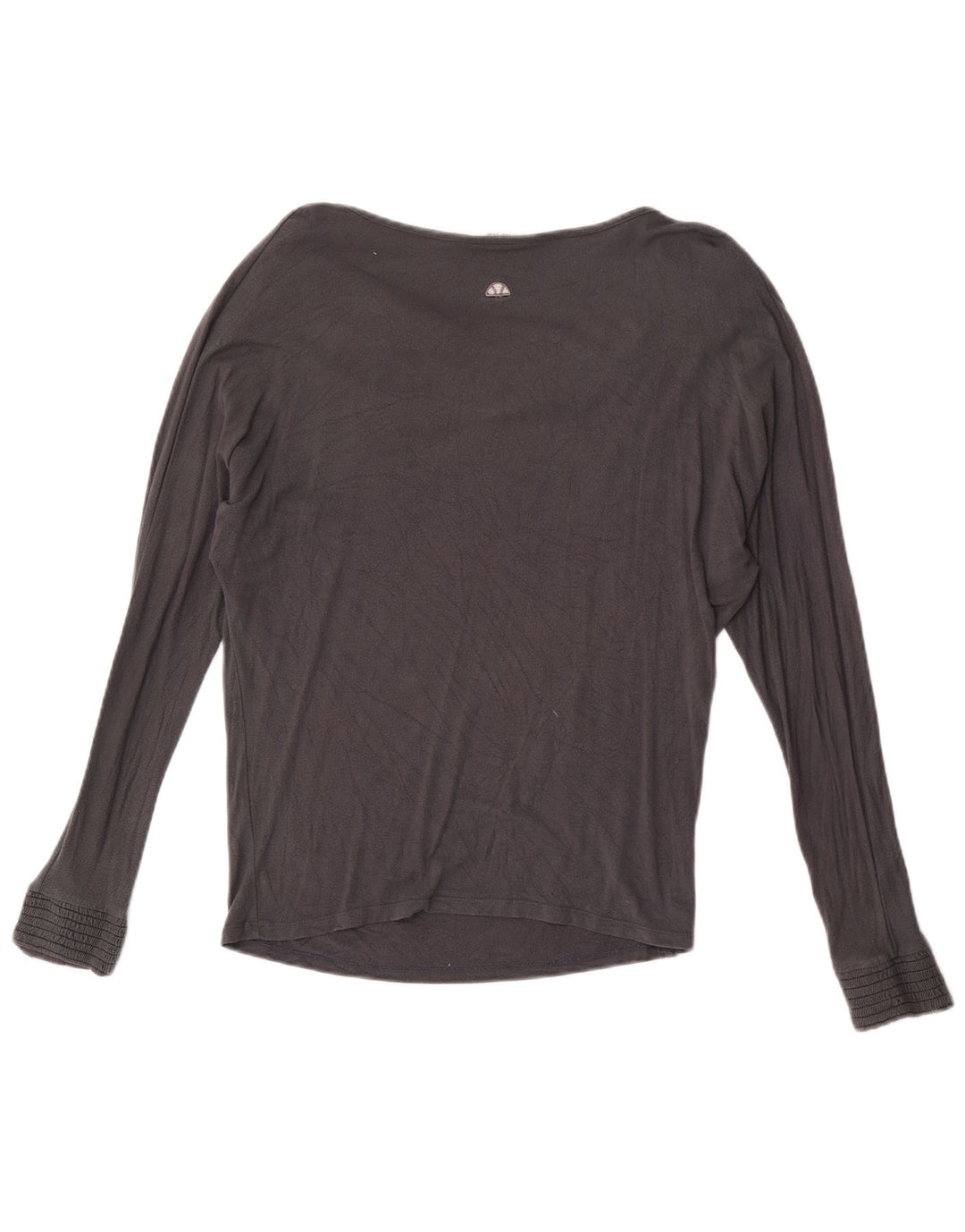 Ellesse Top feminino manga comprida UK 14 cinza médio