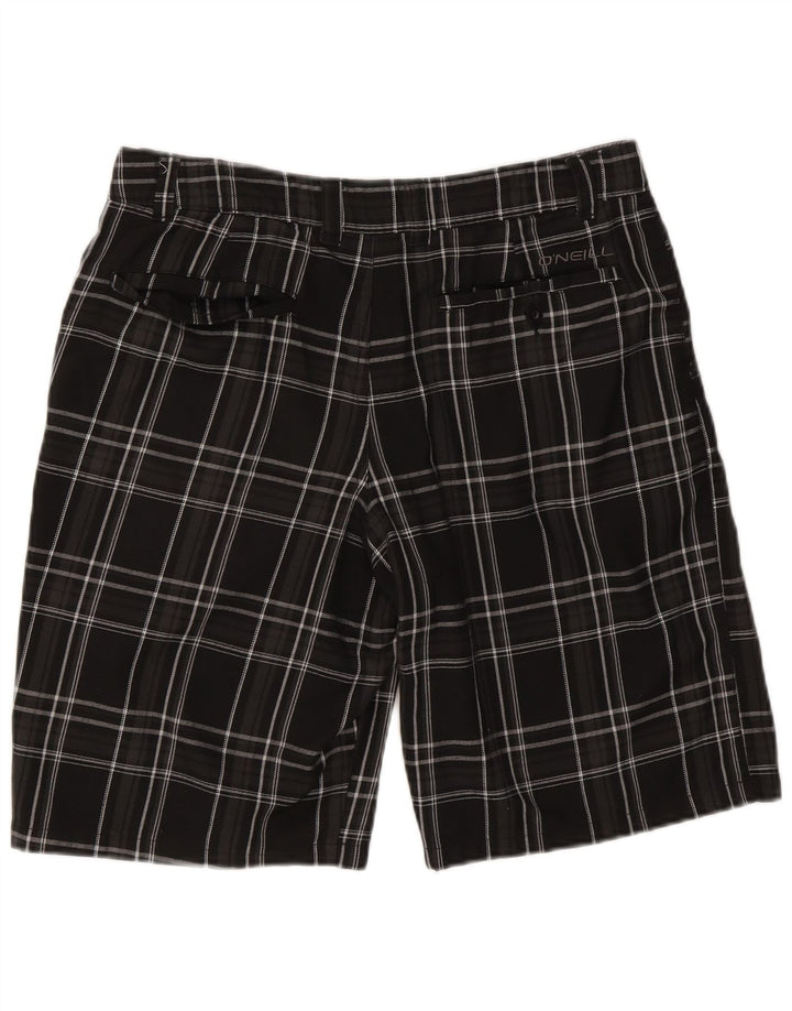 O'Neill Mens Chino Shorts W34 Grande Xadrez Preto