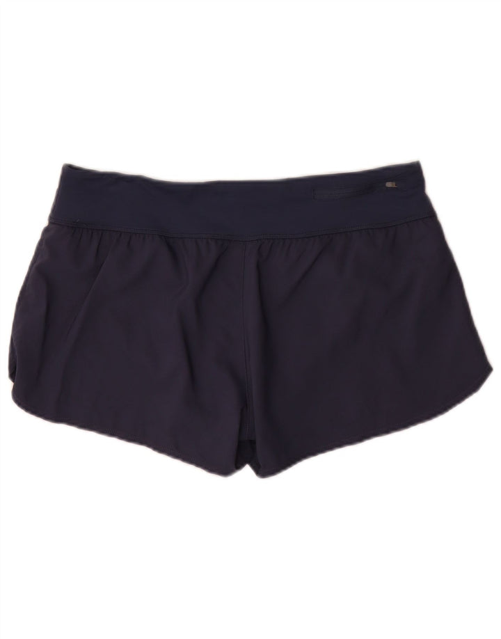 Shorts esportivos femininos Nike UK 16 grande poliéster azul marinho