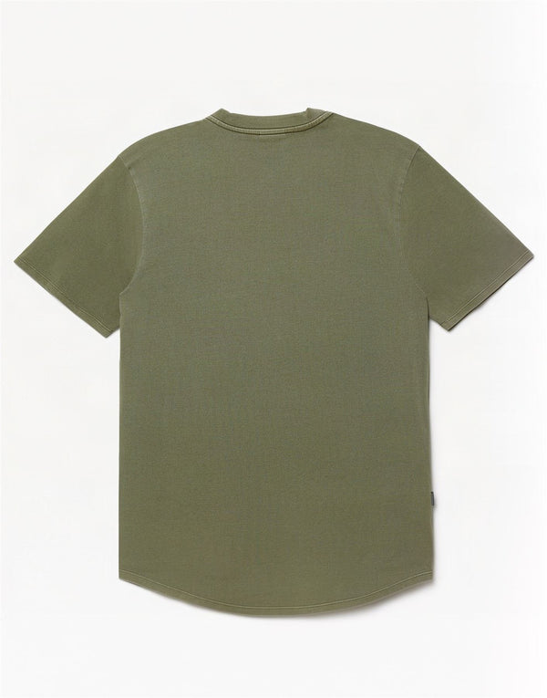 Camiseta masculina G-Star Top médio algodão cáqui