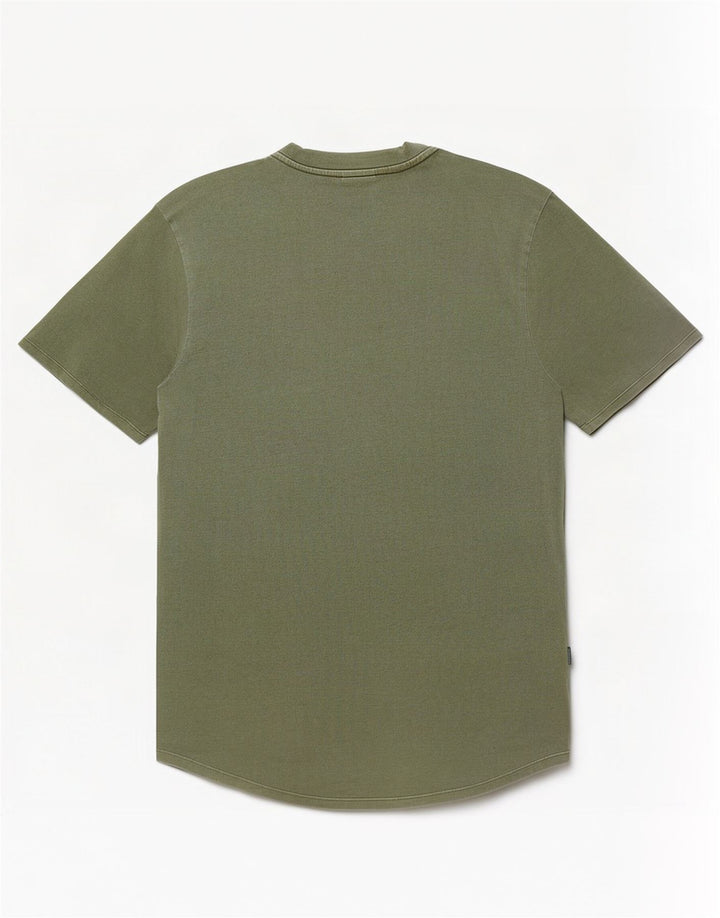 Camiseta masculina G-Star Top médio algodão cáqui