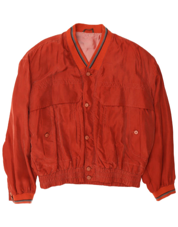 Konen Munchen Mens Perryville Bomber Jacket Reino Unido 40 Grande Vermelho