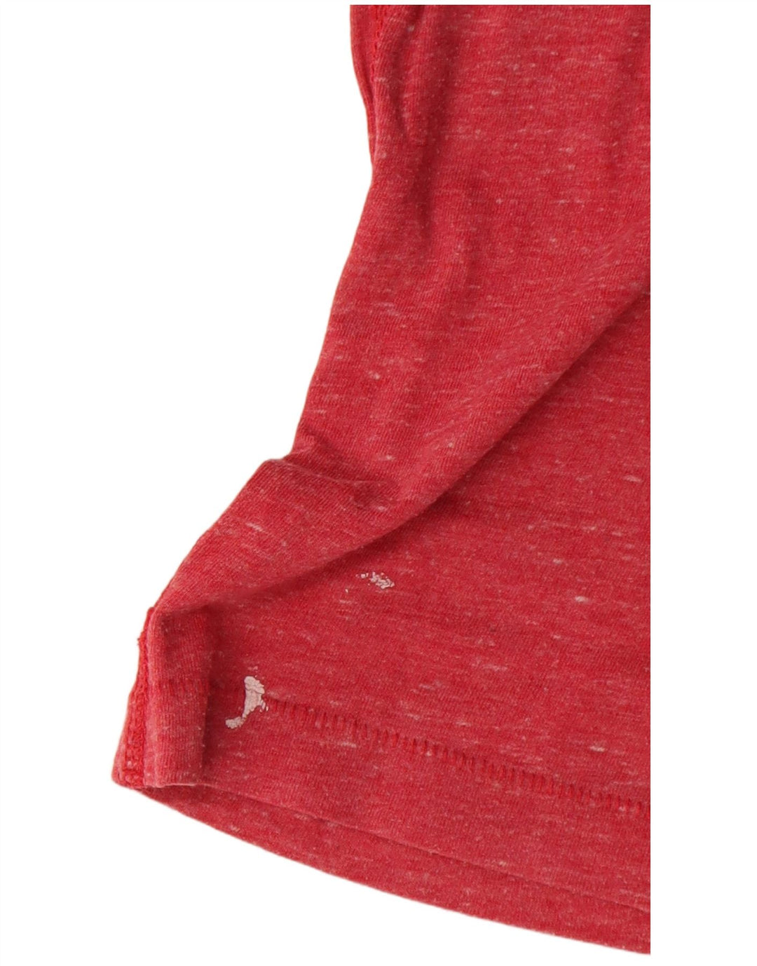 Tommy Hilfiger Camiseta masculina gráfica Top médio algodão manchado vermelho