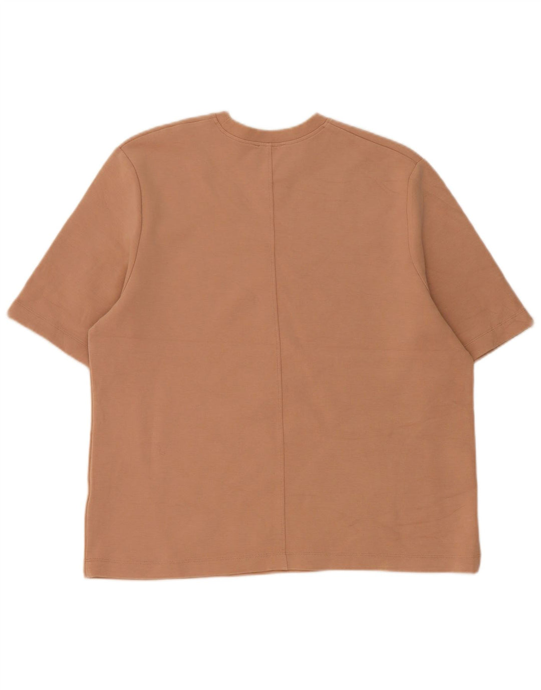 Camiseta masculina Zara Top médio algodão bege