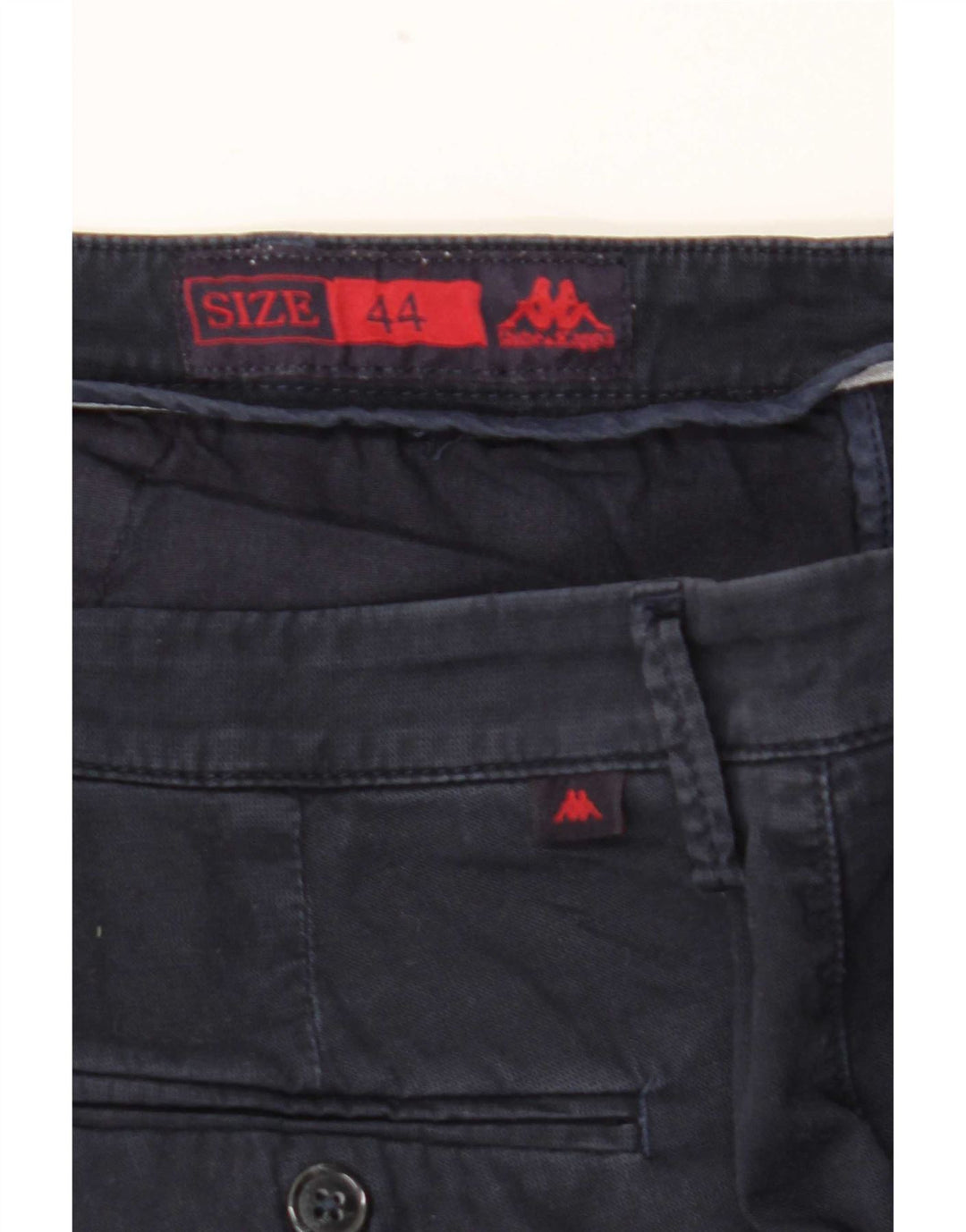 Shorts Chino Feminino Kappa IT 44 Médio W32 Azul Marinho