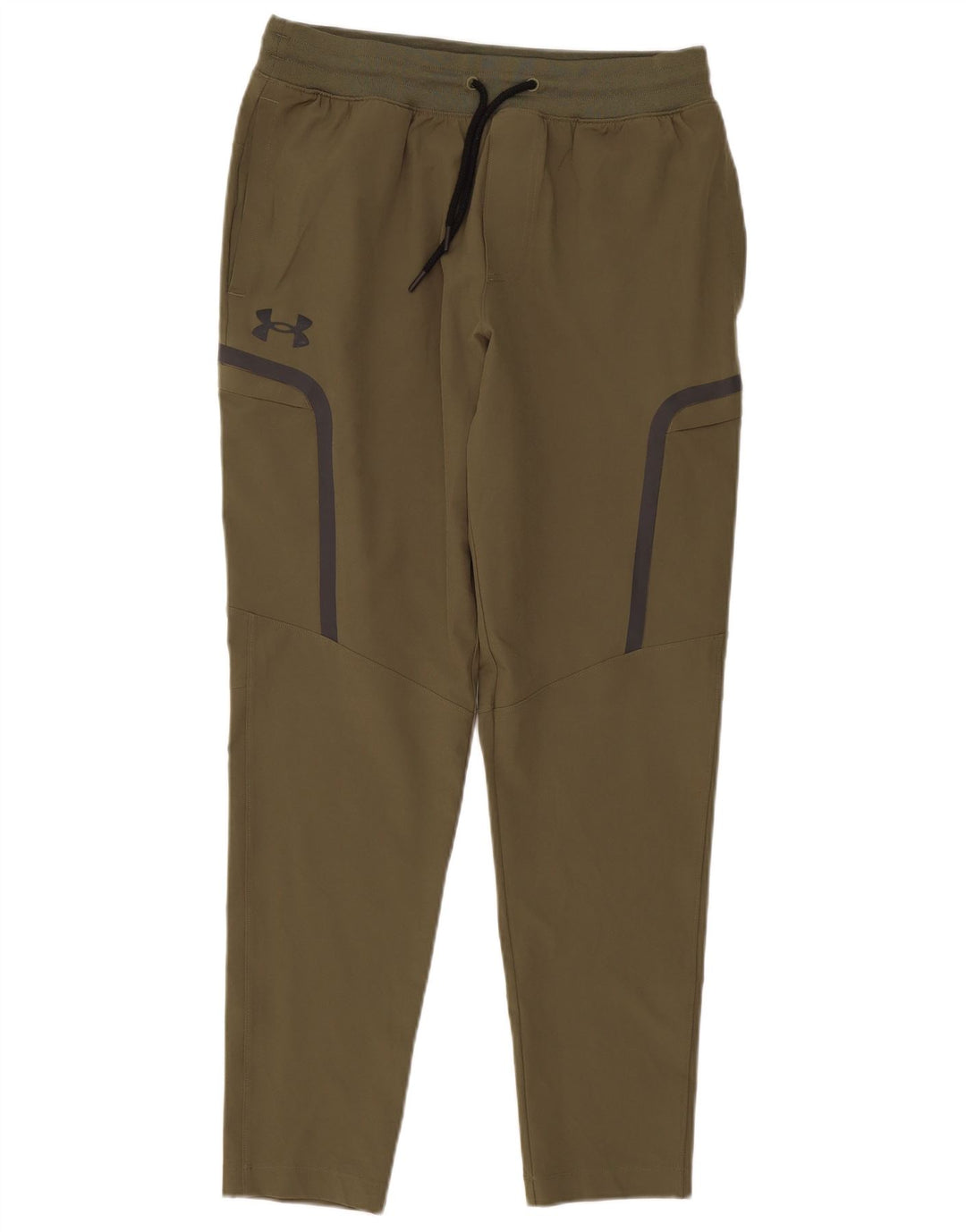 Calça de treino masculina Under Armour grande poliéster cáqui