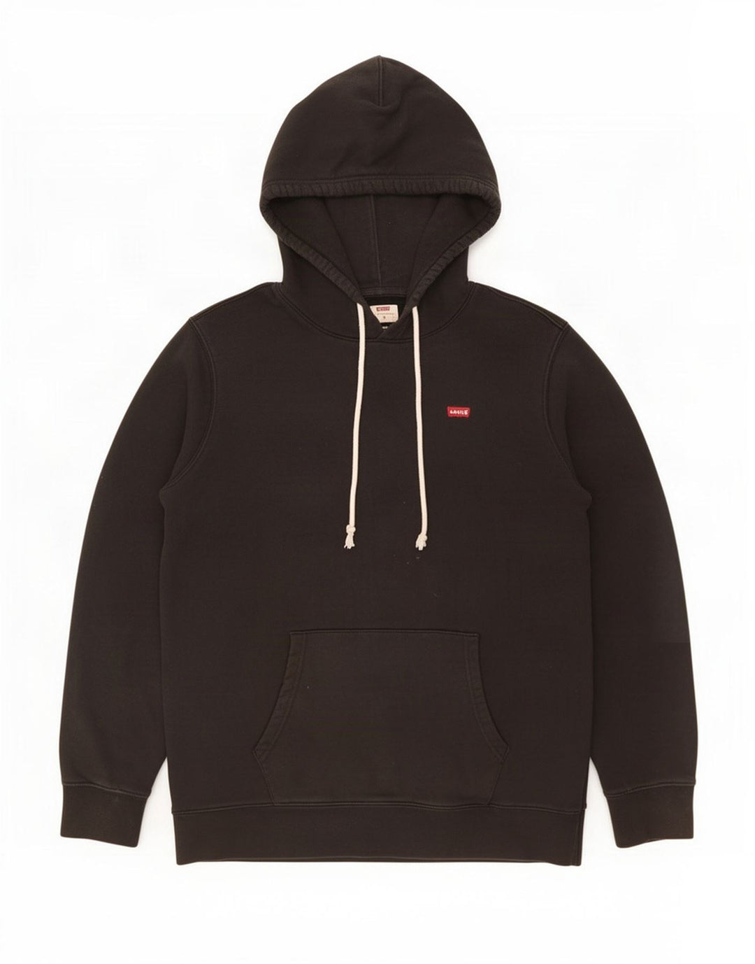 Moletom com capuz masculino Levi's médio preto algodão