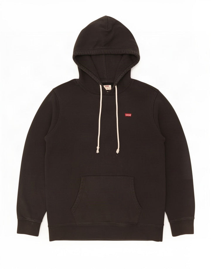 Moletom com capuz masculino Levi's médio preto algodão