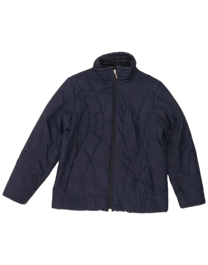 Jaqueta acolchoada feminina TOMMY HILFIGER UK 18 XL azul marinho