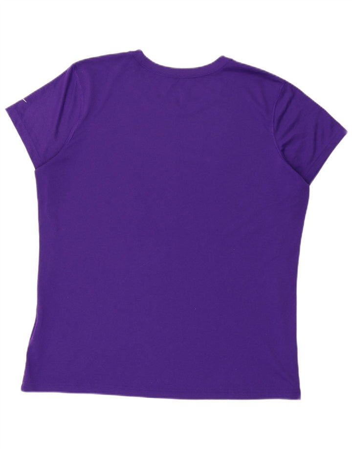 Camiseta Nike Masculina Dri Fit Graphic Top XL Roxo Poliéster