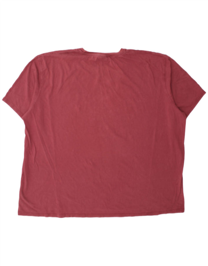 Camiseta gráfica masculina WEIRD FISH Top 4XL algodão vermelho