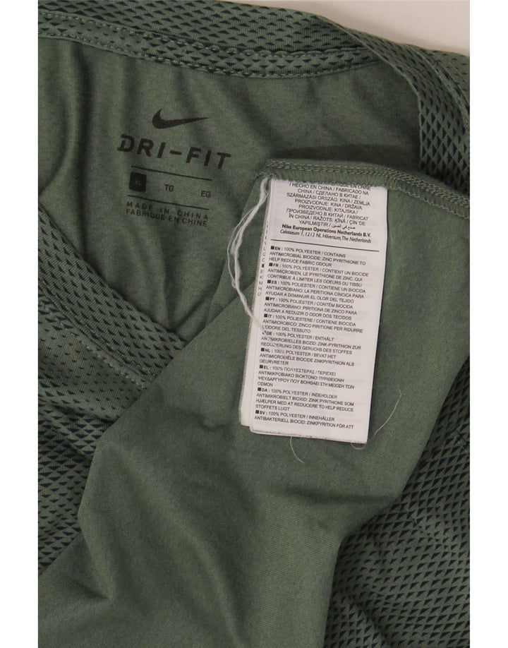 Camiseta Nike Masculina Dri Fit Top XL Verde Camuflagem Poliéster