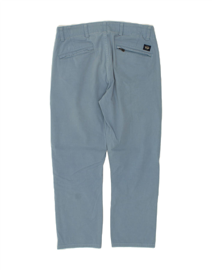 DOCKERS Mens Straight Chino Trousers W29 L25 Blue Cotton Vintage Dockers and Second-Hand Dockers from Messina Hembry 