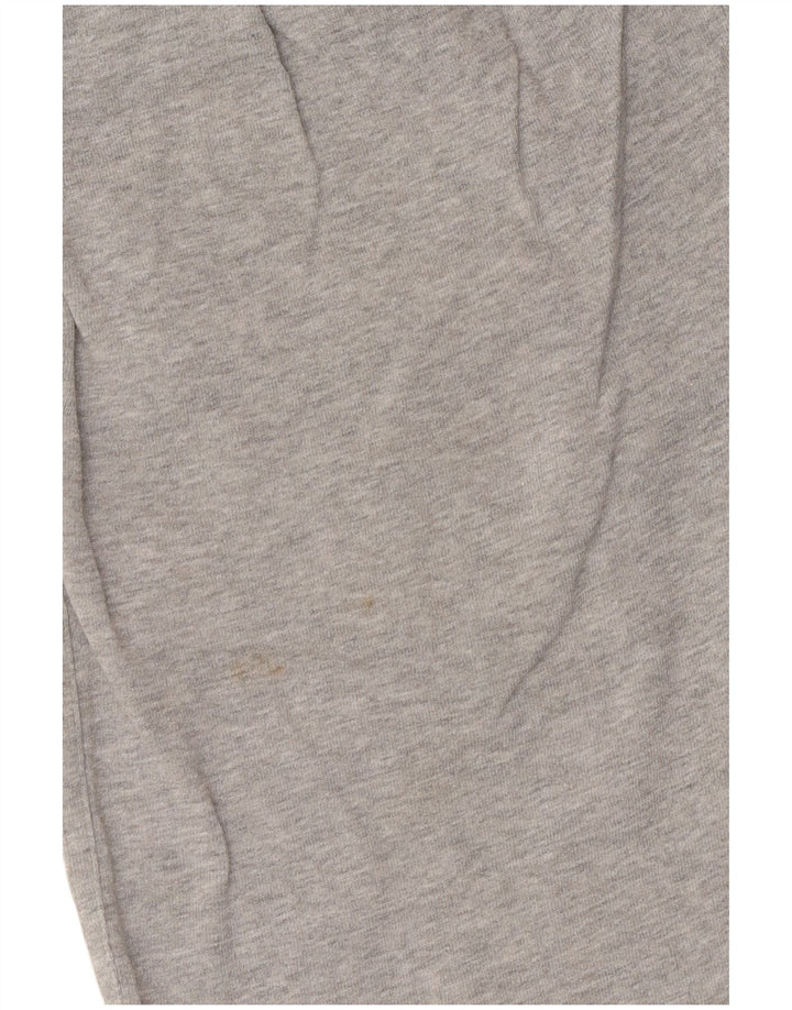 Shorts esportivos femininos Nike UK 12 algodão cinza médio