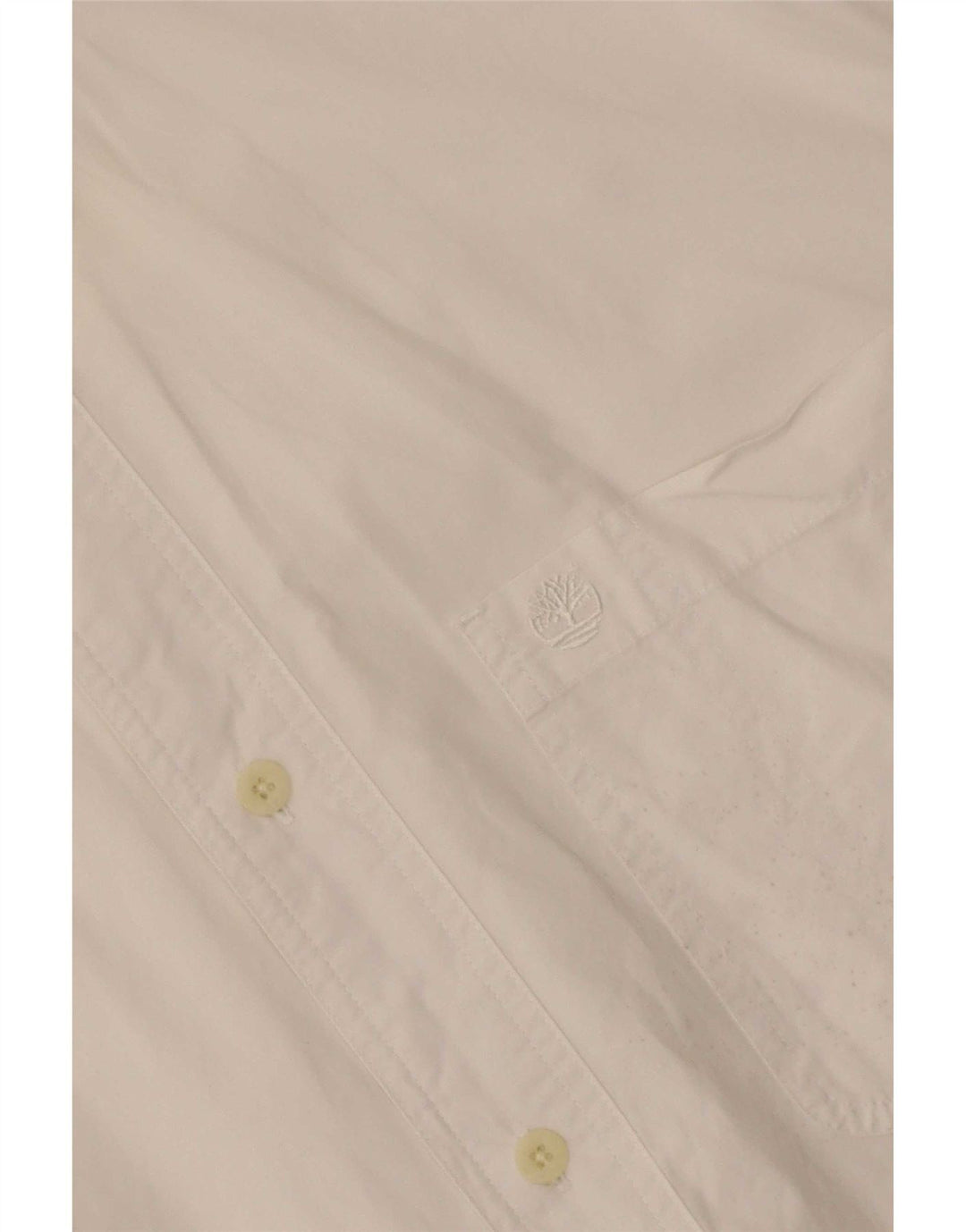 Camisa masculina Timberland grande algodão branco
