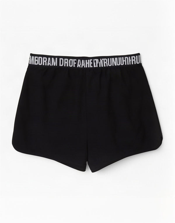 Under Armour Womens Heat Gear Loose Fit Sport Shorts Reino Unido 12 Médio Preto
