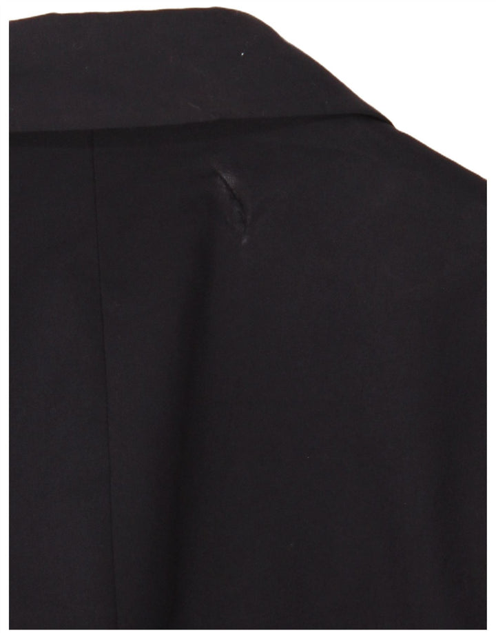 Jaqueta blazer masculina Zara com 2 botões EU 44 XS azul marinho poliéster