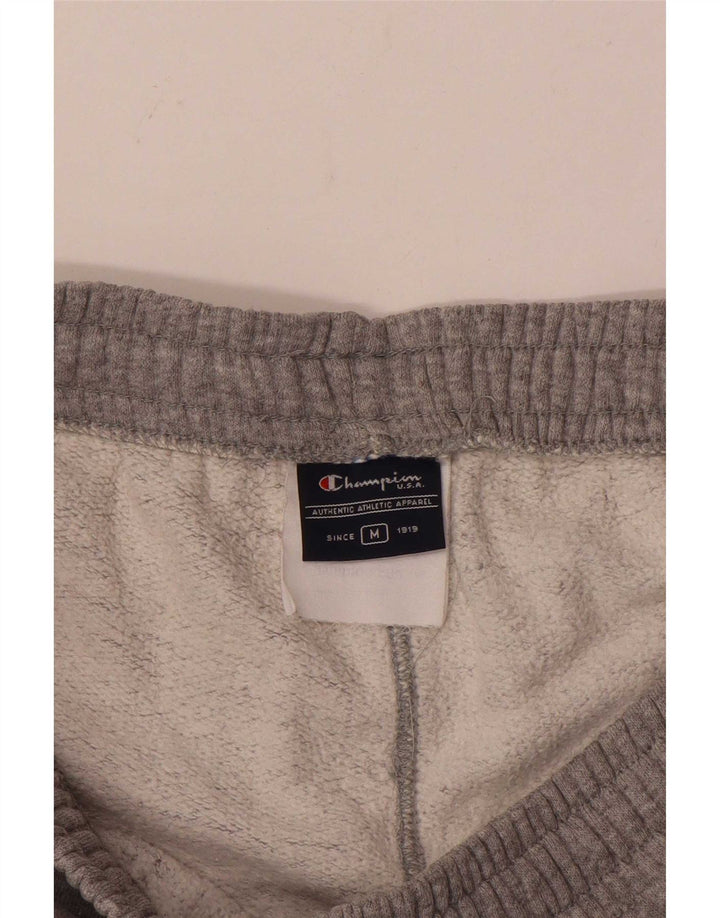 Calça de treino feminina Champion UK 14 algodão manchado cinza médio