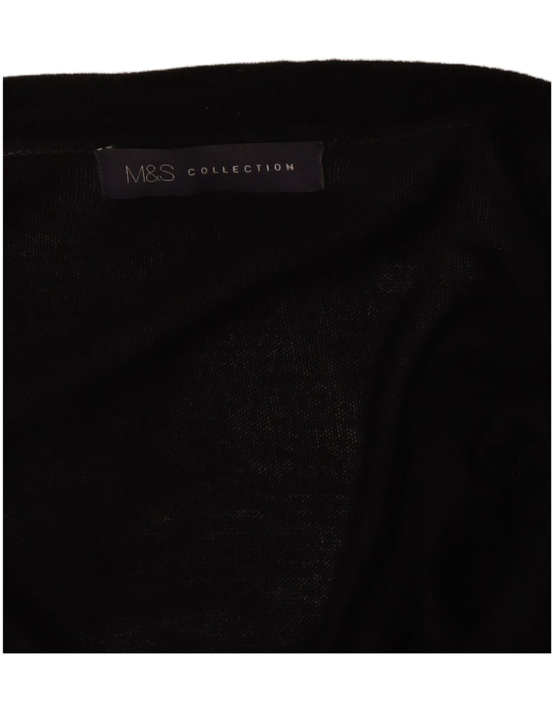Suéter cardigã aberto feminino Marks & Spencer Reino Unido 14 médio preto