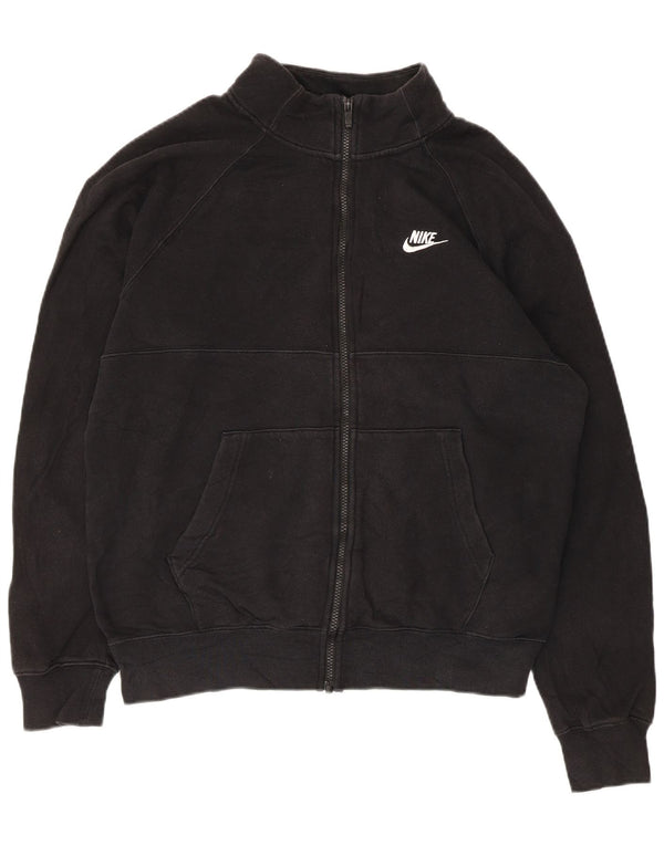 Nike Mens Treino Top Jaqueta Médio Algodão Preto