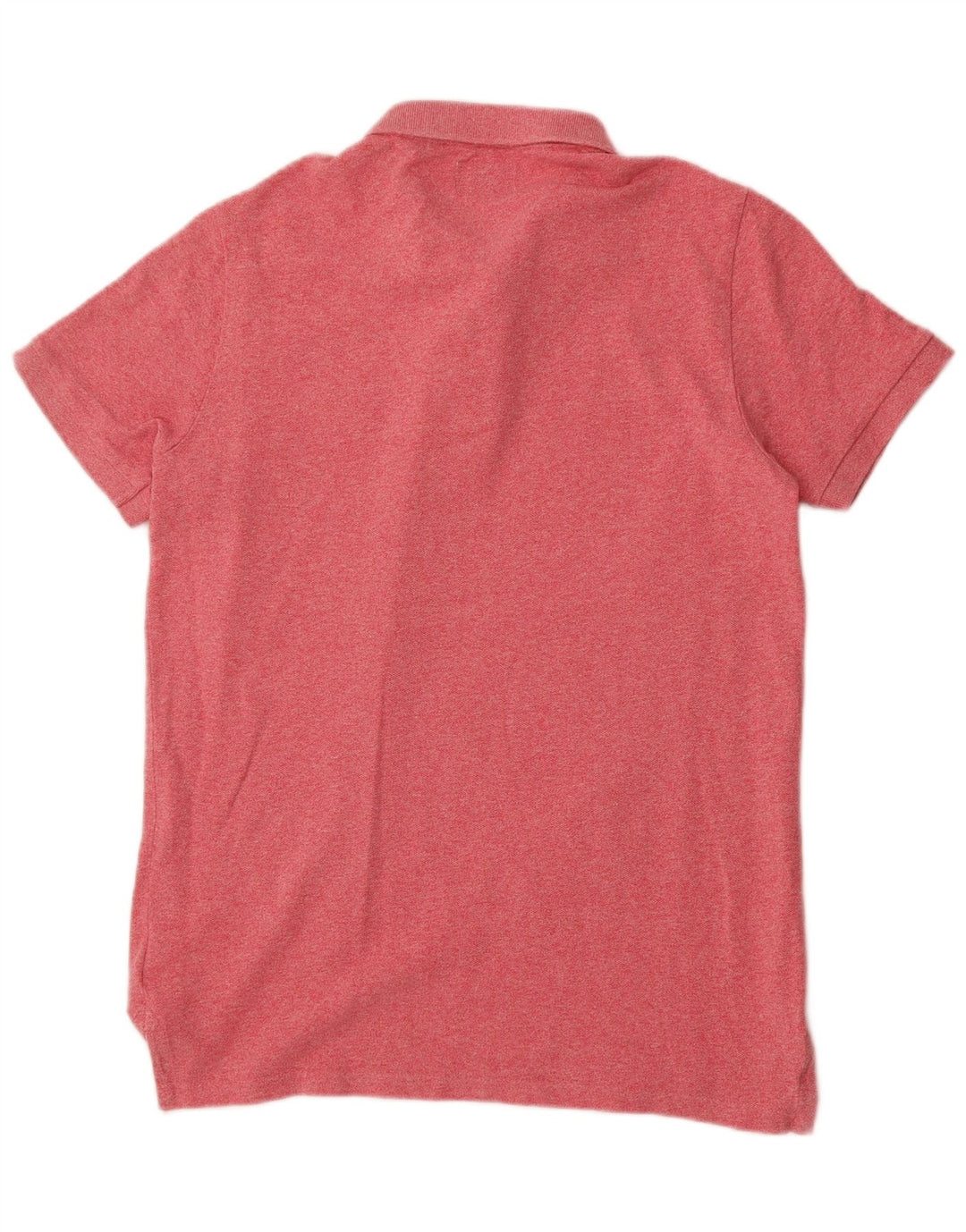 Camisa polo masculina Superdry grande algodão manchado rosa