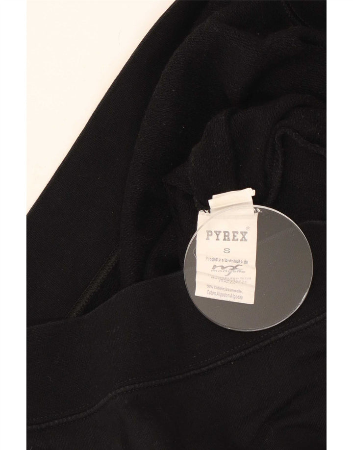 Pyrex moletom gráfico masculino jumper pequeno algodão preto
