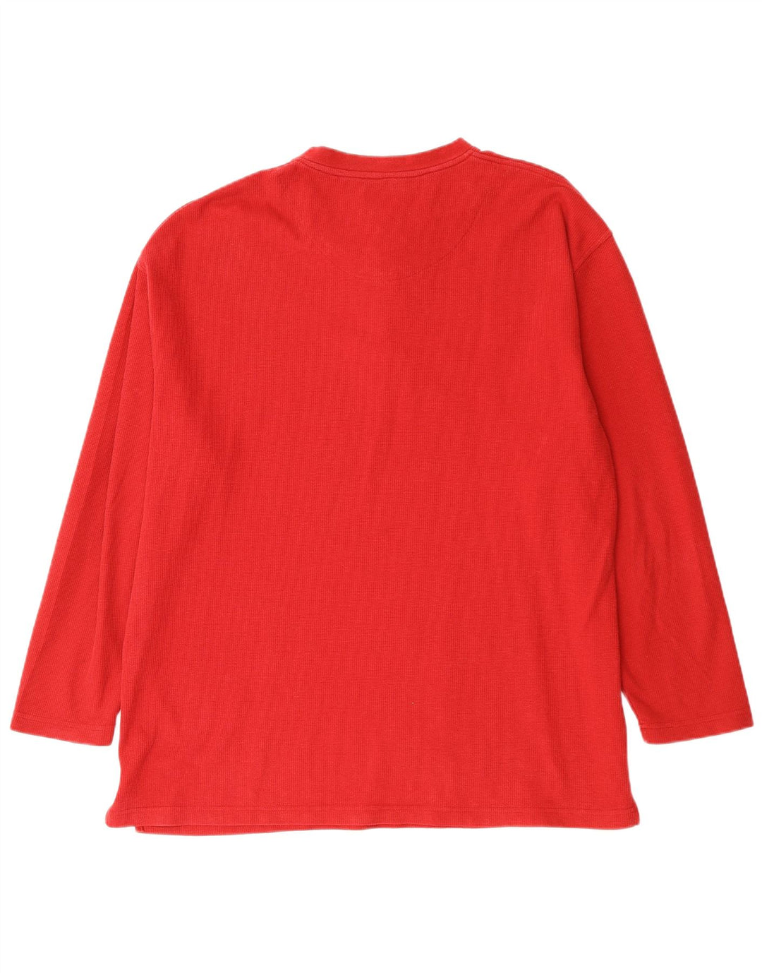 IZOD Mens Pijamas Top Manga Longa XL Algodão Vermelho