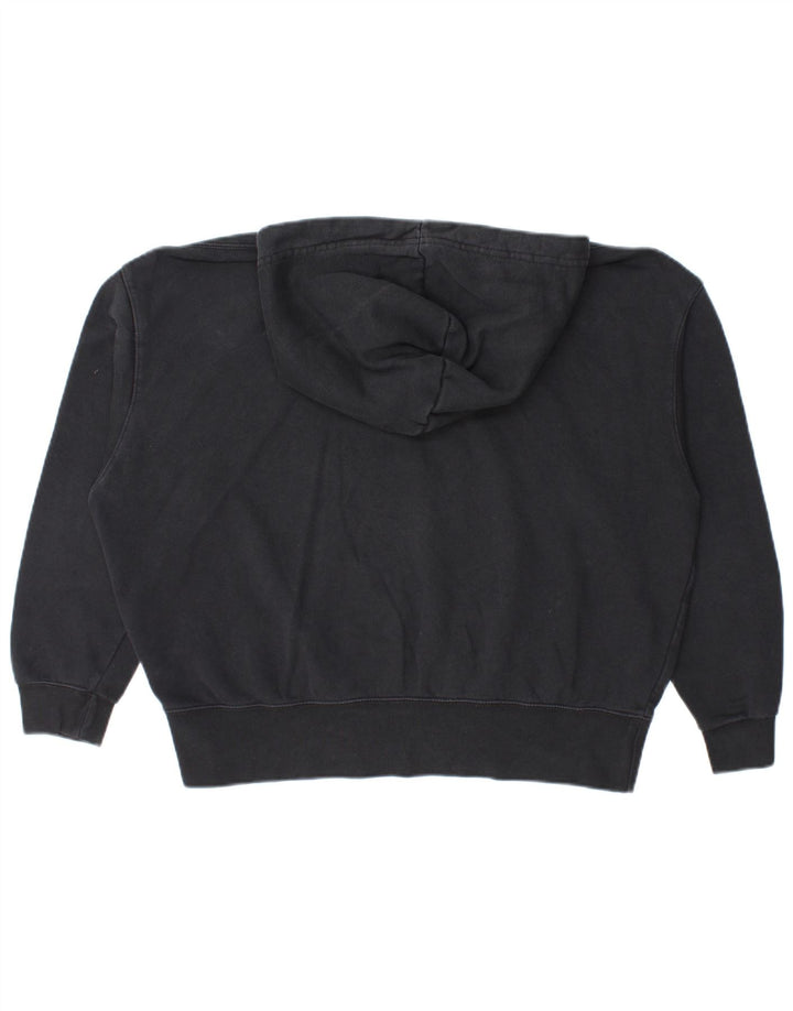 Jumper com capuz Nike feminino oversized UK 10 pequeno algodão preto
