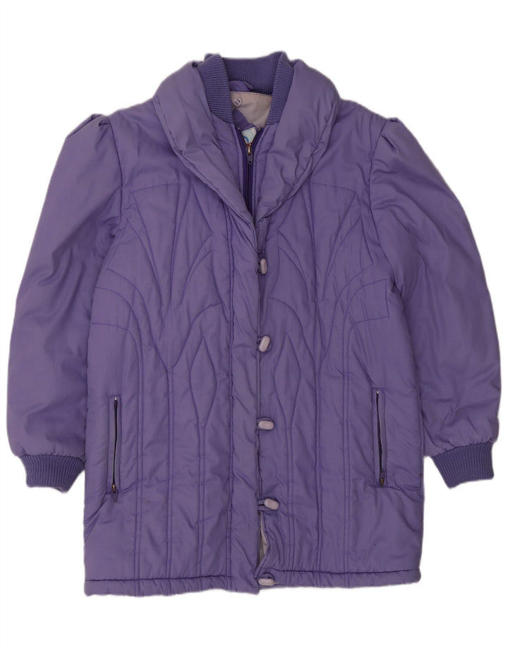Casaco acolchoado feminino Univers EU 42 grande poliéster roxo