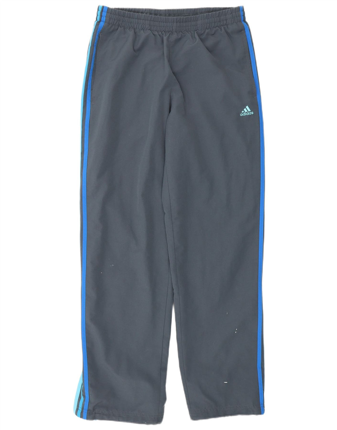 Calça de treino masculina Adidas cinza médio poliéster esportivo