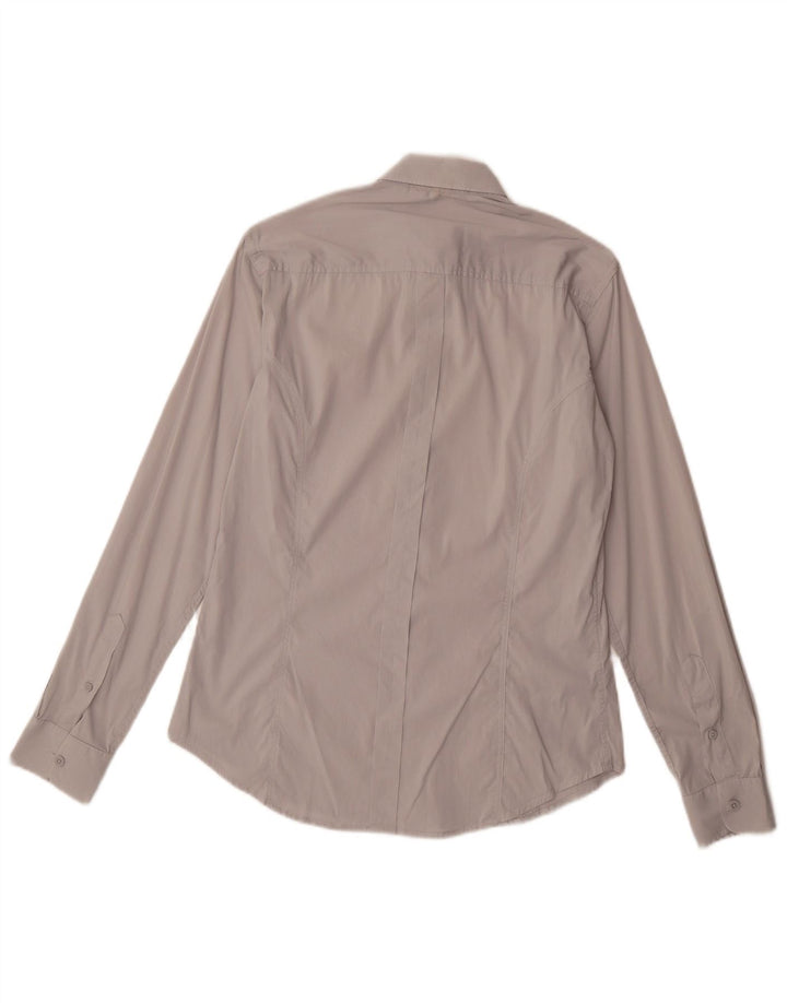 Camisa masculina slim fit CARRERA pequena cinza