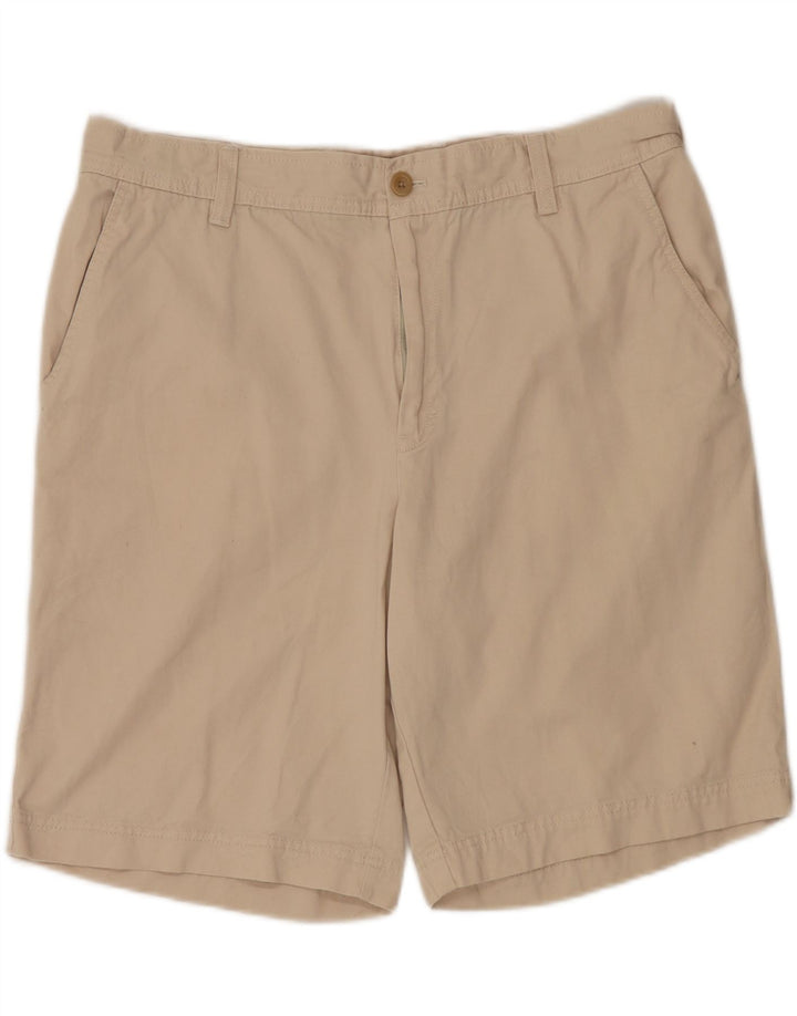 IZOD Mens Salt Water Chino Shorts  W38 XL Beige Cotton Vintage Izod and Second-Hand Izod from Messina Hembry 