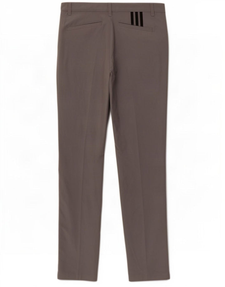 Calça Adidas Mens Slim Chino W32 L34 Cinza Poliéster