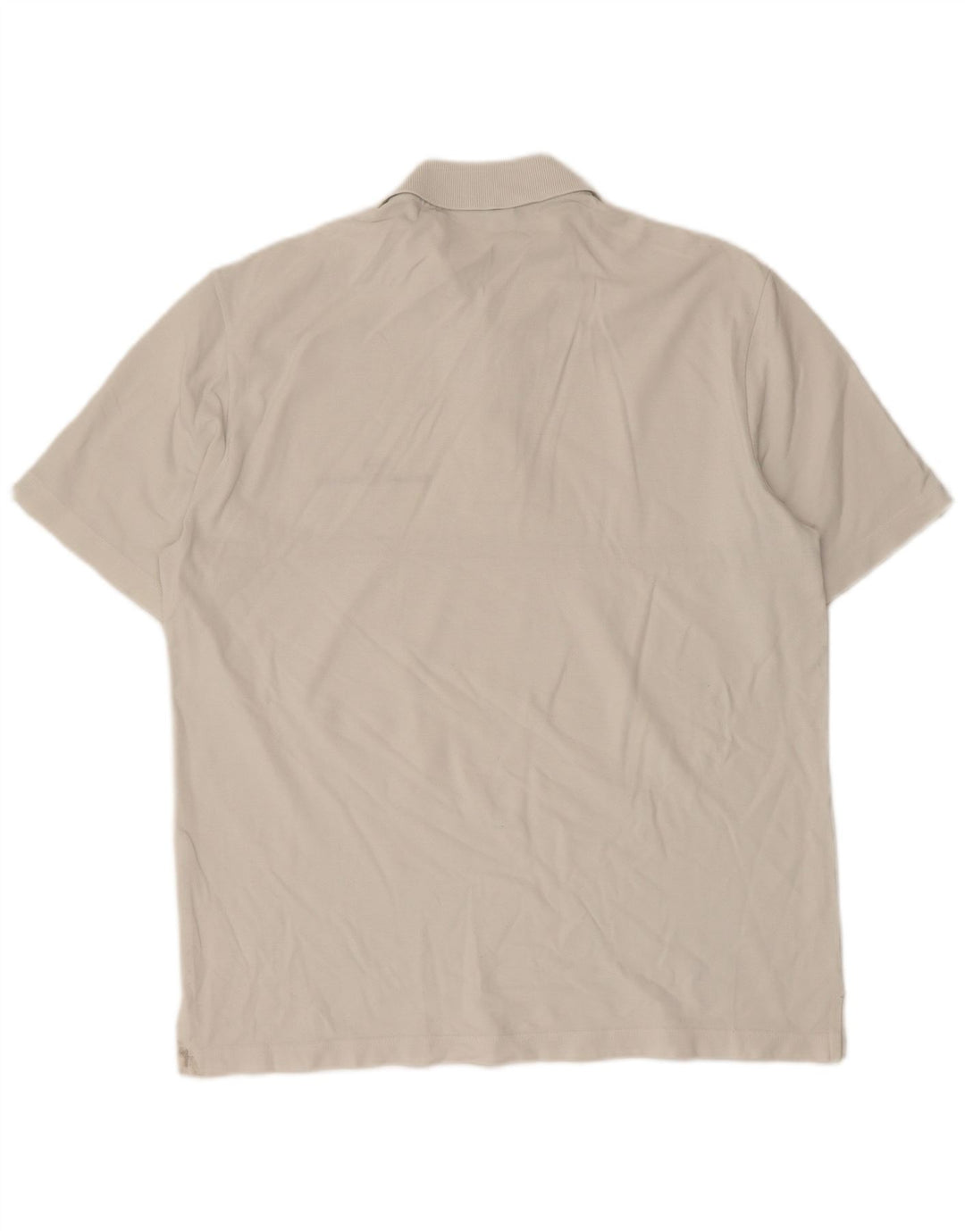 Camisa polo masculina Sergio Tacchini grande algodão listrado branco