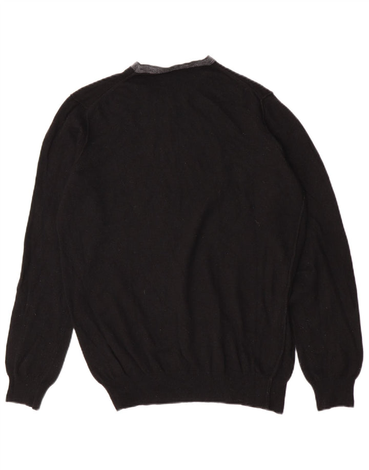 Suéter masculino Blauer com gola redonda, preto médio