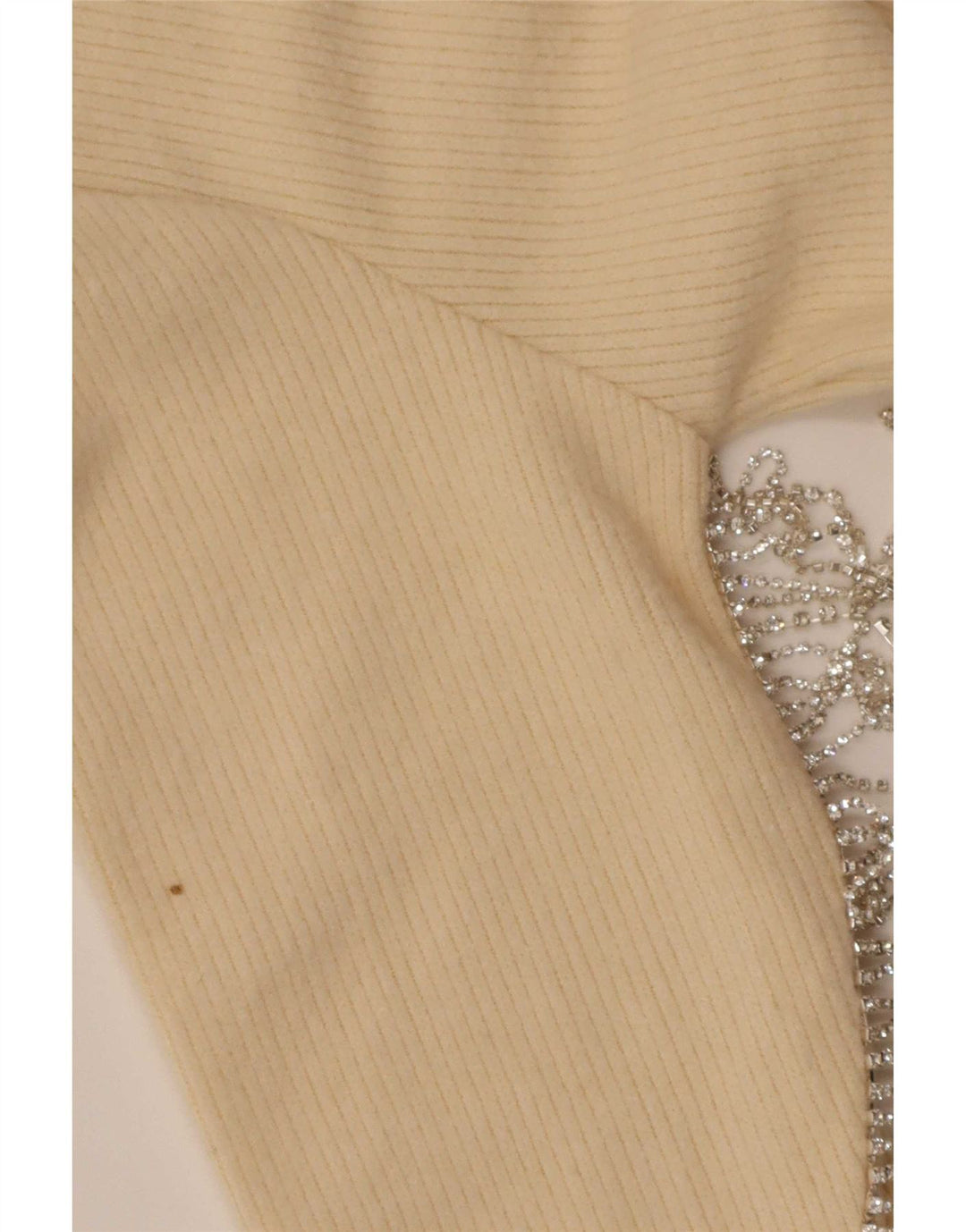 Top feminino Zara manga comprida UK 10 pequeno amarelo