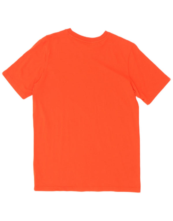 Camiseta Adidas Meninos Graphic 15-16 Anos Laranja Algodão