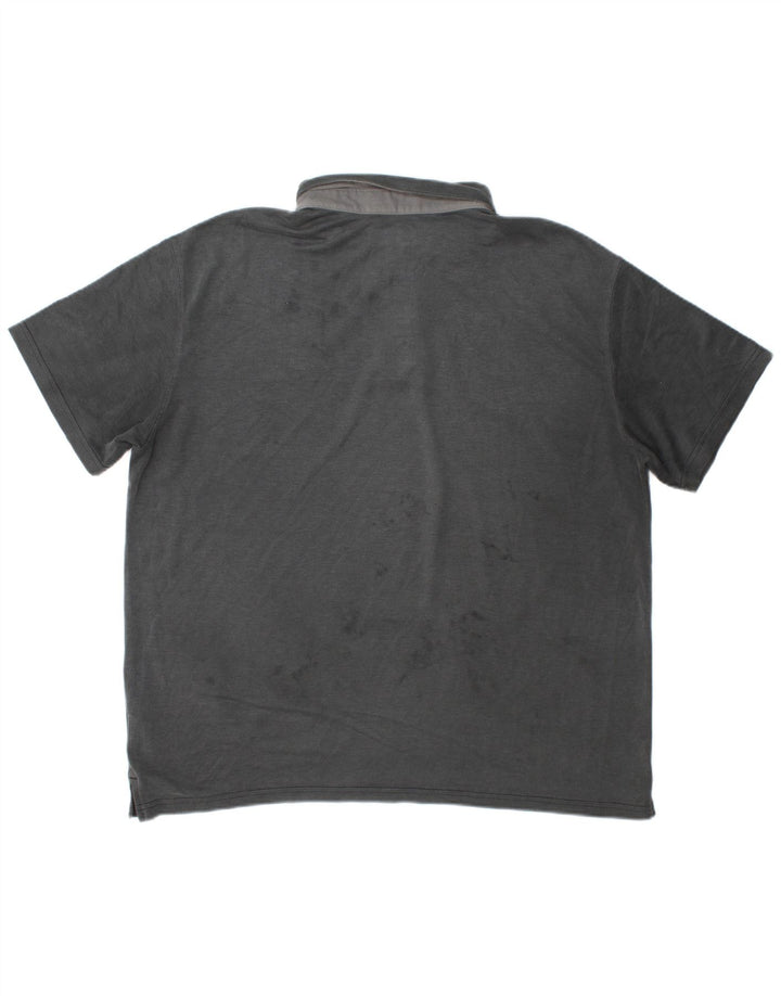Camisa polo masculina Columbia 2XL cinza modal