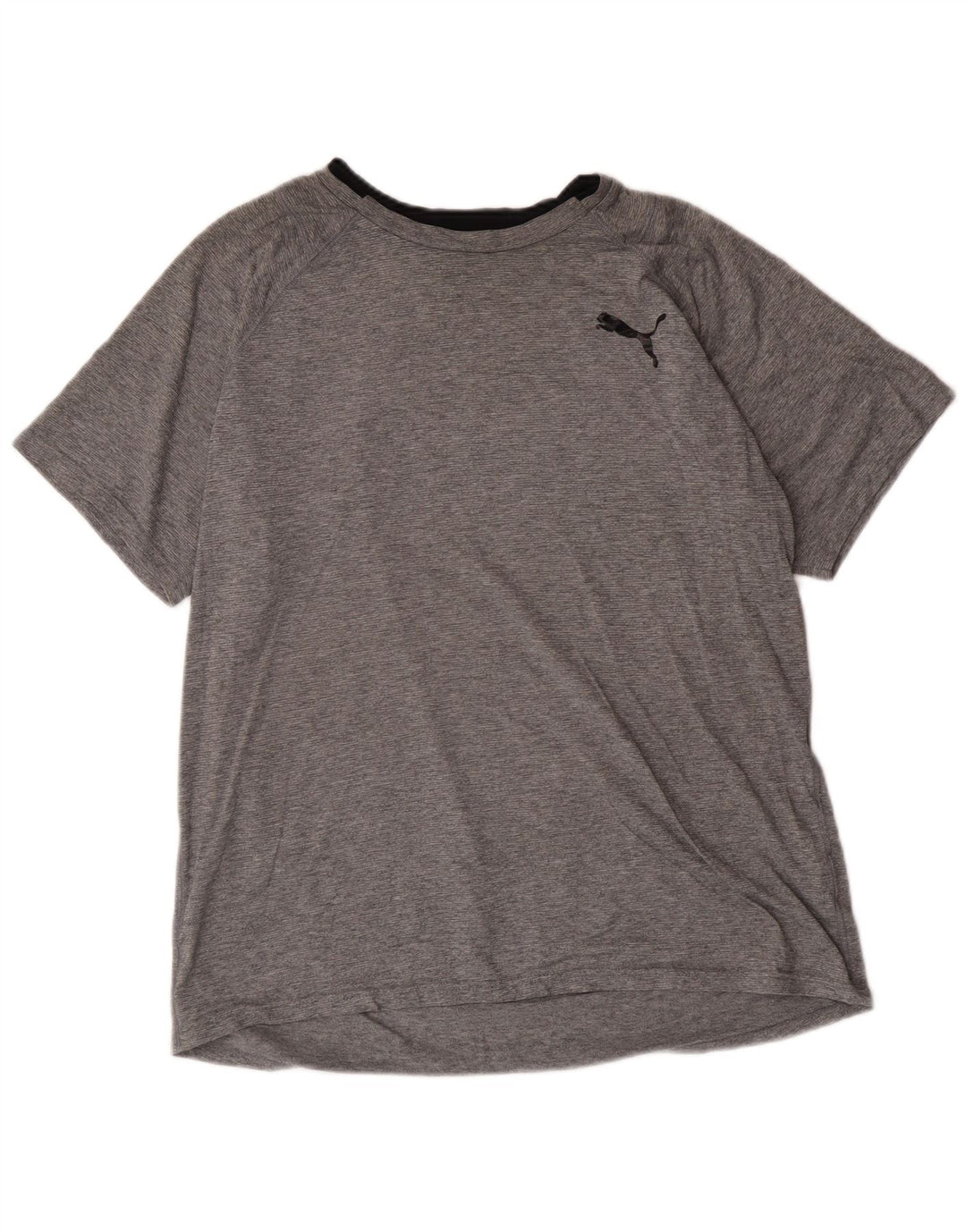 Camiseta masculina Puma grande poliéster cinza