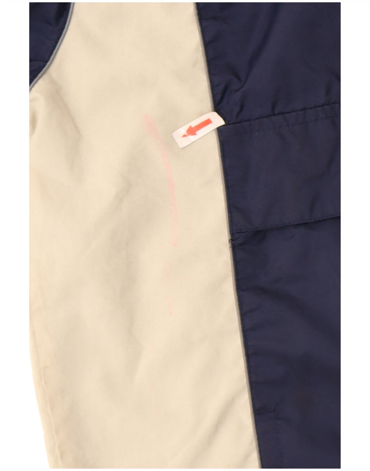 Jaqueta de chuva Nike Boys Graphic 11-12 anos grande bloco colorido azul marinho