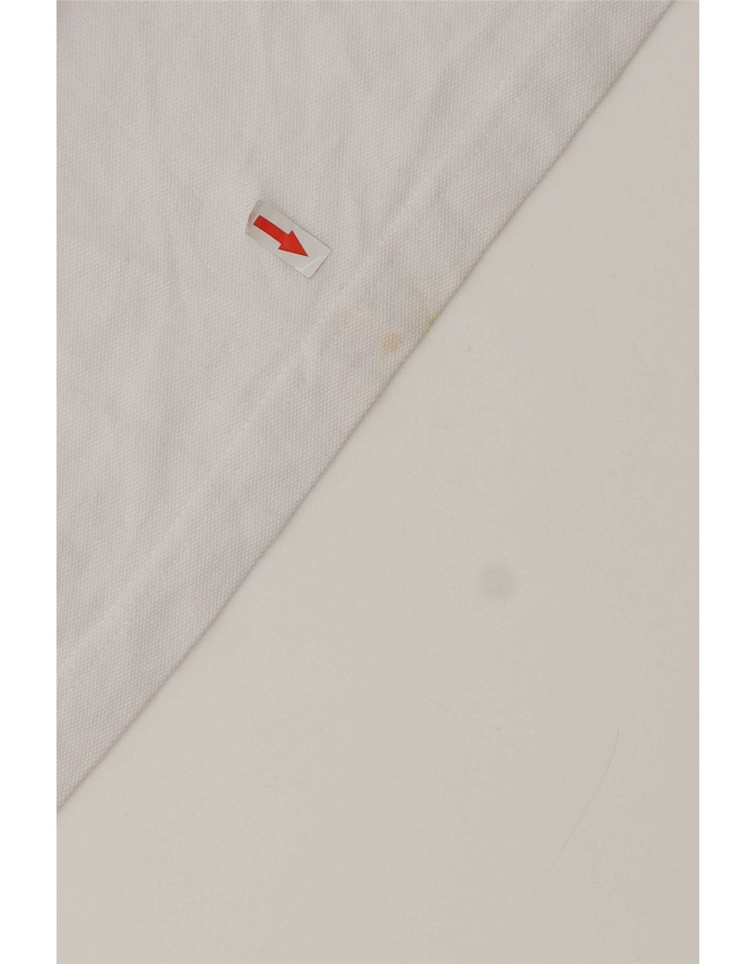 Camisa polo masculina Crew Clothing grande algodão branco