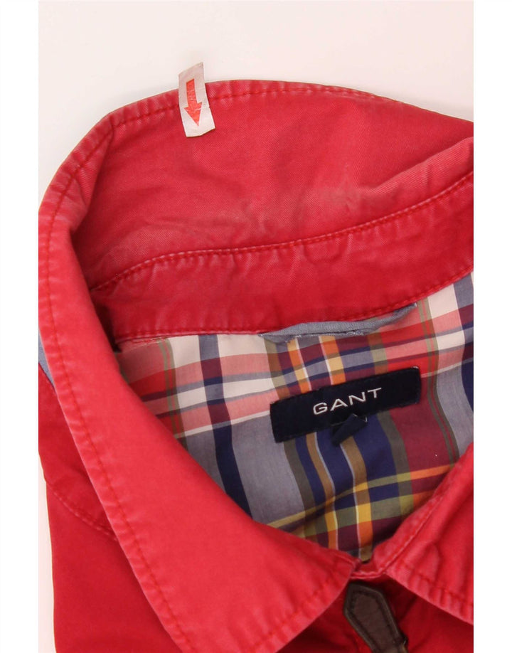 Jaqueta bomber masculina Gant UK 44 2XL algodão vermelho