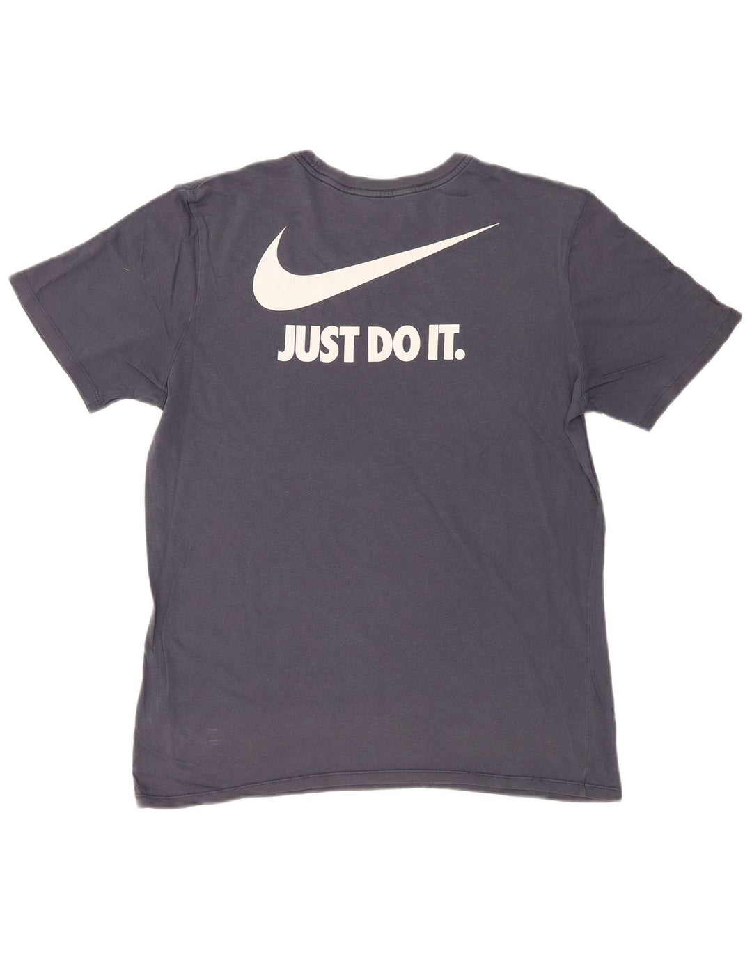 Camiseta Nike masculina gráfica grande algodão azul marinho