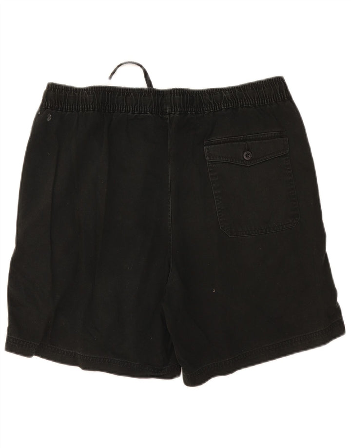 Shorts chino masculino MARKS & SPENCER grande W34 algodão preto