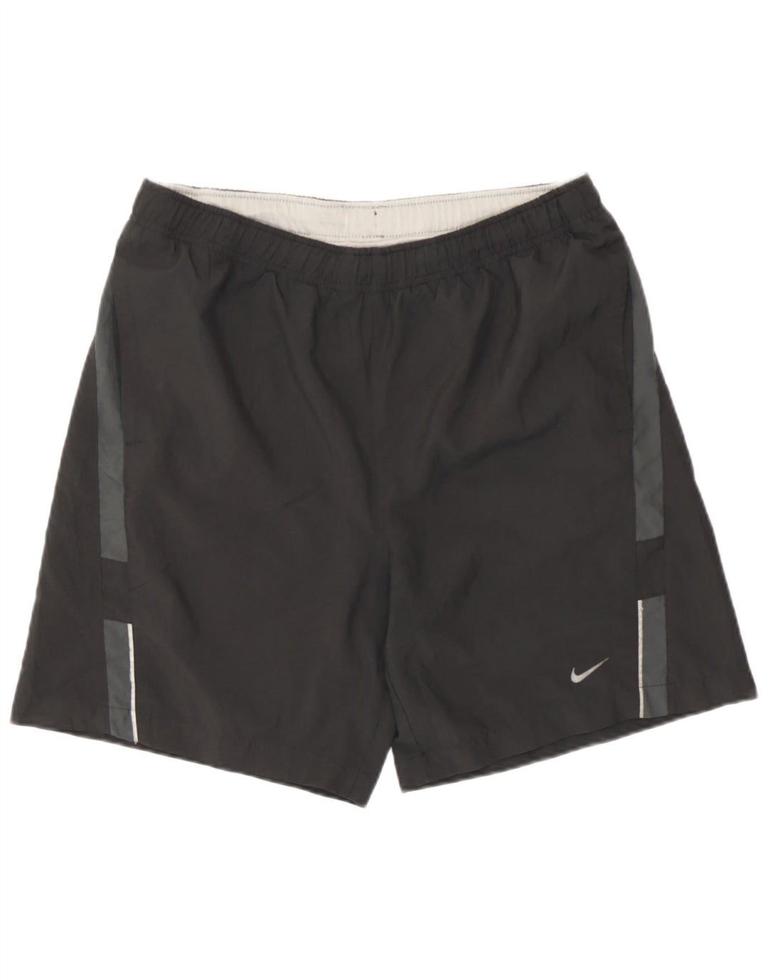 Shorts esportivos masculinos Nike médio preto colorblock poliéster esportivo