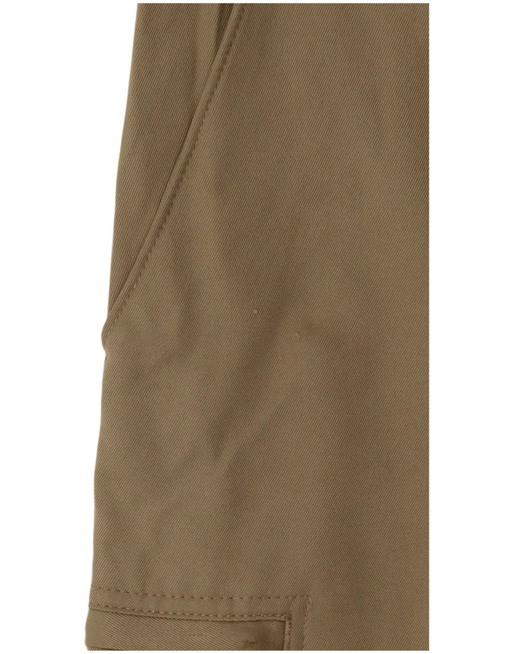 Izod Mens Classic Fit Cargo Shorts W34 Grande Poliéster Cáqui