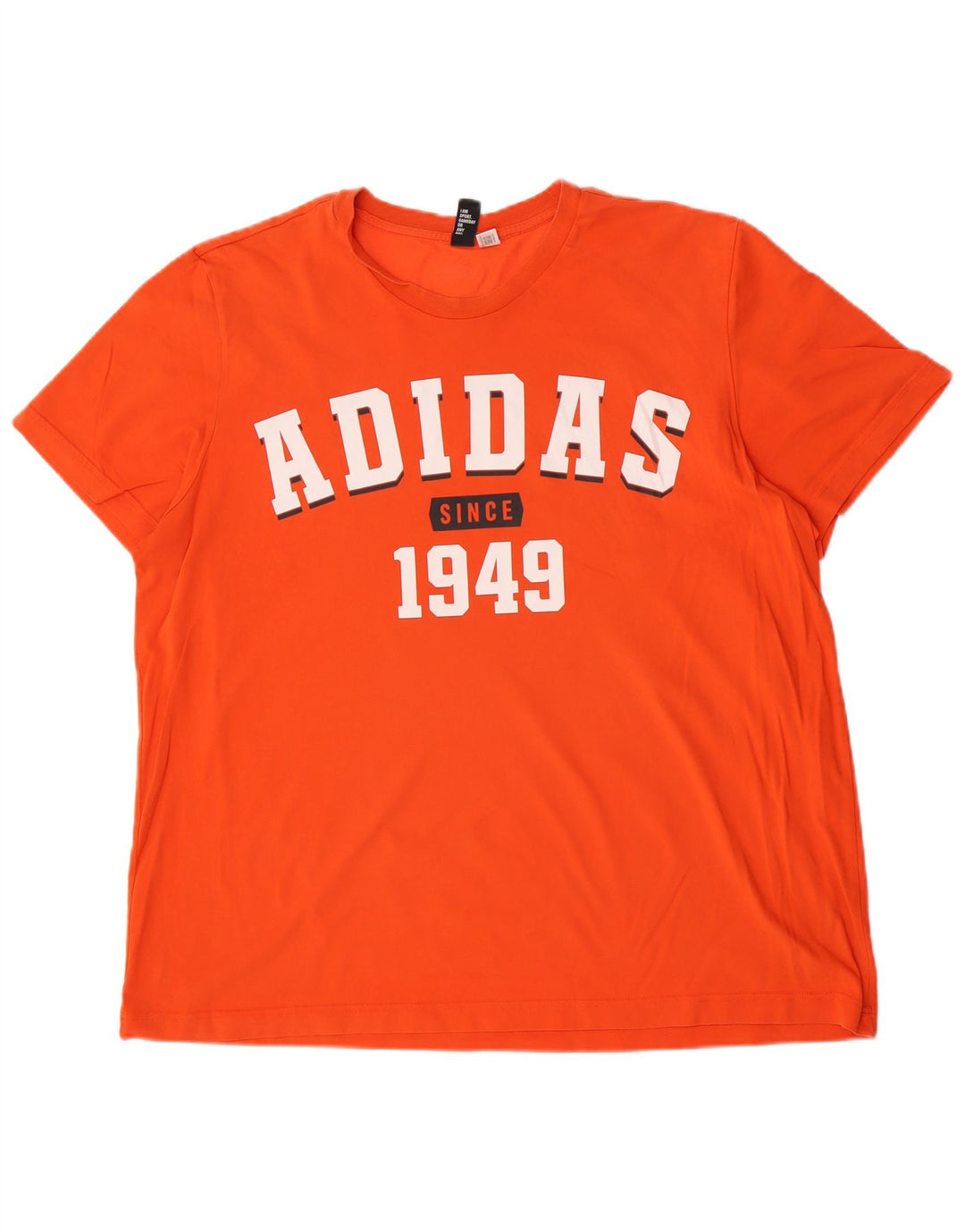 Adidas Camiseta Masculina Gráfica Top 2XL Laranja
