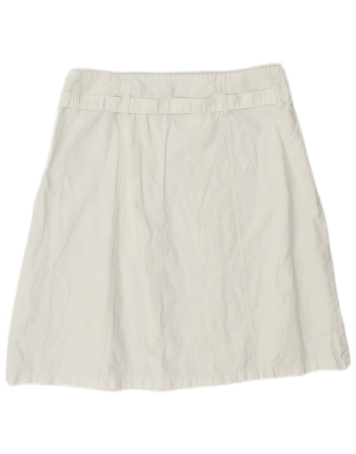 SISLEY Womens A-Line Skirt W28 Medium White